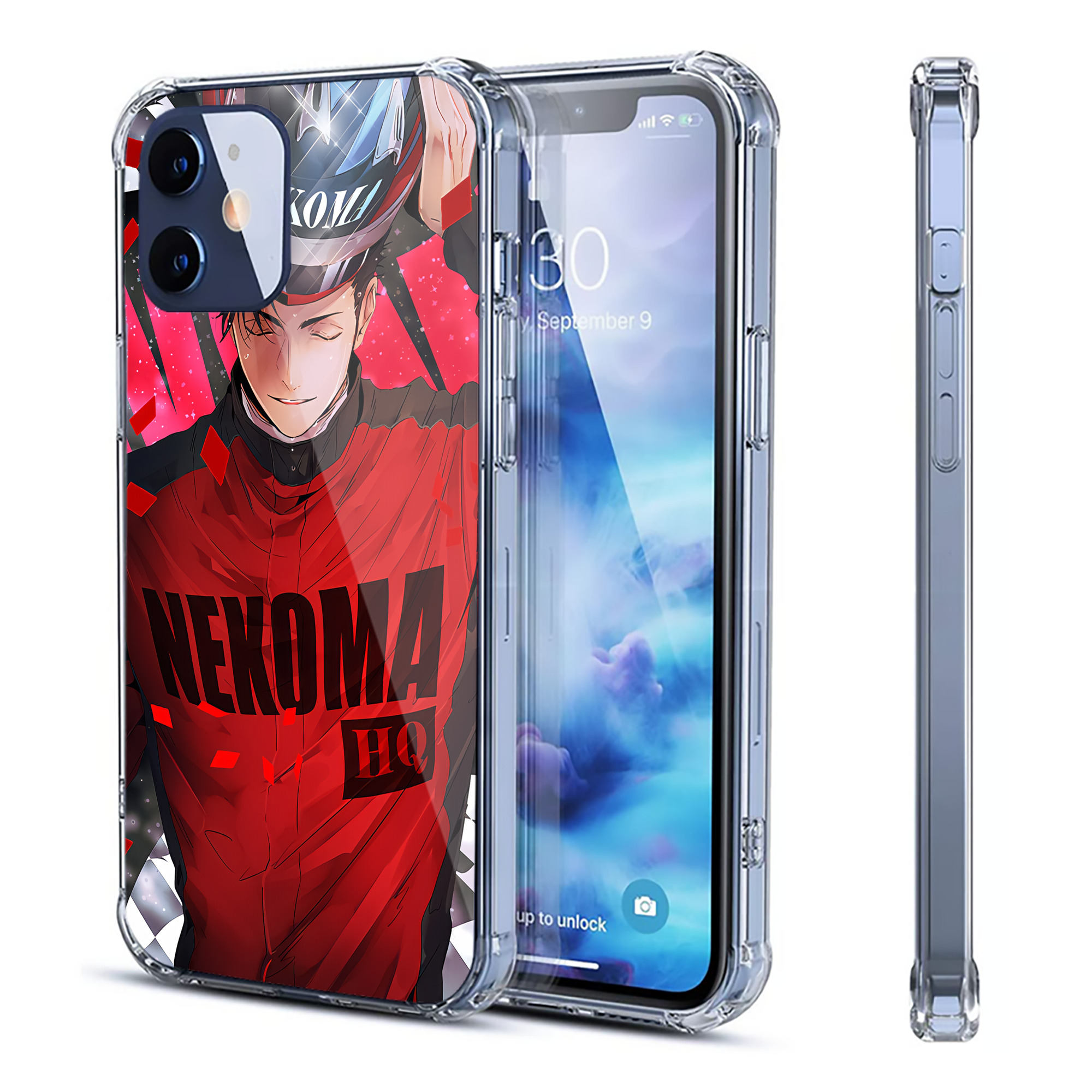 （画像用） ハイキュー!! Haikyu!! 【iPhone 12シリーズ対応】透明スマホケース（クリアソフトケース）